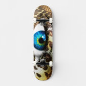Monster Vision: 7 3/4 Skateboard met oogprint (Voorkant)