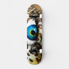 Monster Vision: 7 3/4 Skateboard met oogprint
