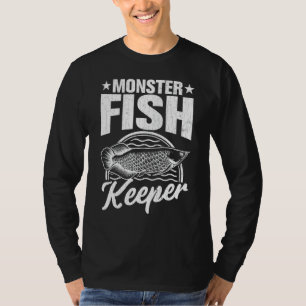 Monster Vissenhouder Vissen Verzorgen Aquarist Aqu T-shirt