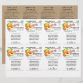 Monster voegt 3x4 wisbare Kaarten in zak toe (Voorkant / Achterkant)