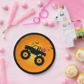 Monster voor de verjaardag van Halloween Ghost Pum Papieren Bordje (Feest)