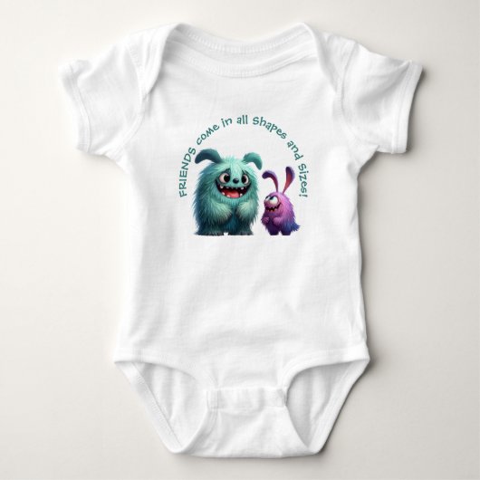 Monster Vrienden: Suzi & Bob Romper (Voorkant)