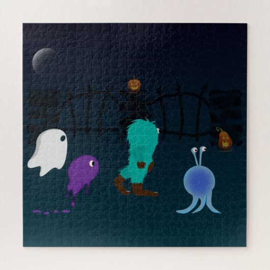 "Monster Walk" uitdagende puzzel (Horizontaal)