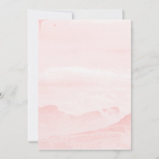 Monster Waterverf Weddenschap over bergland Kaart (Achterkant)