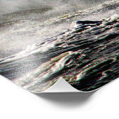 Monster Wave in Ocean City, MD Foto Afdruk (Hoek)