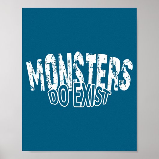 Monster Workout Retro Iron Poster (Voorkant)