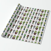 MONSTER WRAPPING PAPIER (Uitgerold)