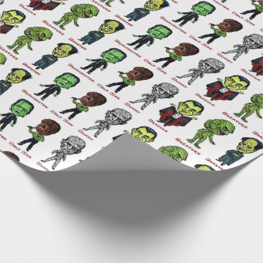 MONSTER WRAPPING PAPIER (Hoek)