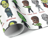 MONSTER WRAPPING PAPIER (Rol Hoek)