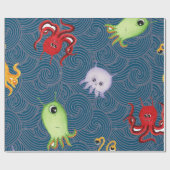 MONSTER WRAPPINGPAPIER VAN HET ZEE VAN DE VVN-WATE CADEAUPAPIER (Vlak)