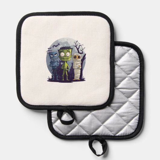 Monster Yoga Class Pannenlap (Voorkant / Achterkant)