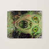 Monster Zombie Green Creepy Horror Legpuzzel (Horizontaal)