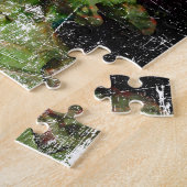 Monster Zombie Green Creepy Horror Legpuzzel (Zijkant)