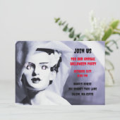  Monster Zwart Wit Bruid van Frankenstein Kaart (Staand voorkant)