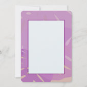 Monstera Abstracte Uitnodigingen (Voorkant)