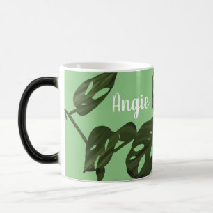 Monstera Adanosii Kaas Plant Illustratie Groen Magische Mok