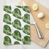 Monstera Albo Botanical Kitchen Towel Theedoek (Quarter Fold)