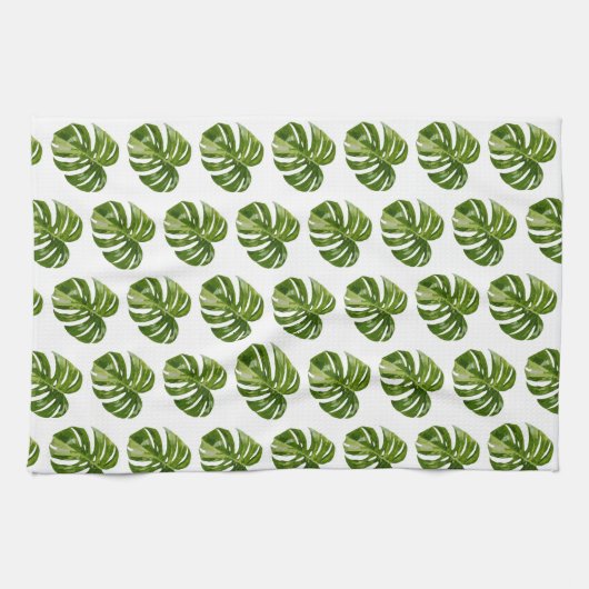 Monstera Albo Kitchen Towel  Theedoek (Horizontaal)