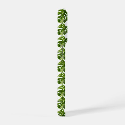 Monstera Albo Pattern iPhone Case — Tropical iPhone Hoesje (Rechterkant)