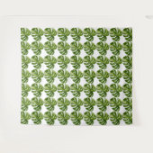 Monstera Albo Tapijt — Grote Zeldzame Variatie Wandkleed (Voorkant (horizontaal))