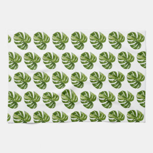 Monstera Albo Tropische Keuken Decoratie Theedoek