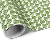 Monstera Albo Wrapping Paper Cadeaupapier (Rol Hoek)