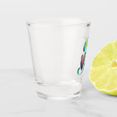 Monstera alfabet "F" Shot Glas (Links)