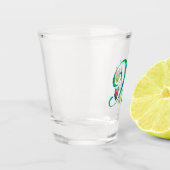 Monstera alfabet "M" Shot Glas (Links)