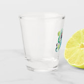 Monstera alfabet "R" Shot Glas (Links)