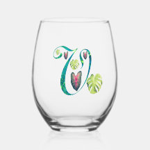 Monstera alfabet "V"