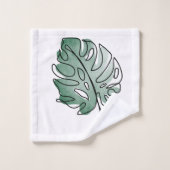 Monstera Bad Handdoek (Wasdoekje)