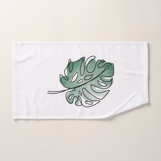 Monstera Bad Handdoek (Handdoek)
