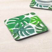 Monstera Bier Onderzetter (Linkerzijde)