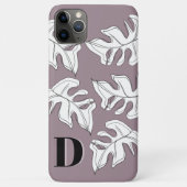 Monstera Black White Botanical Wedding Case-Mate iPhone Case (Achterkant)