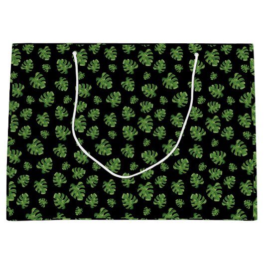 Monstera blad cadeautas (Voorkant)