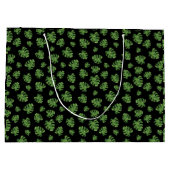 Monstera blad cadeautas (Achterkant)
