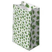 Monstera Blad Cadeautas (Achterkant Gekanteld)