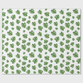 Monstera blad inpakpapier 76 cm x 1,8 m