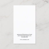 Monstera Blad Patroon Visitekaartje (Achterkant)