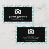 Monstera Blad Patroon Visitekaartje (Voorkant / Achterkant)