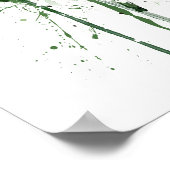 Monstera-blad poster (Hoek)