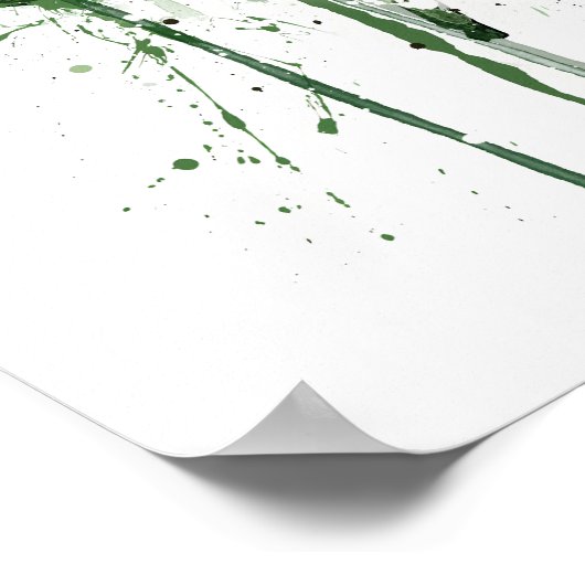 Monstera-blad poster (Hoek)