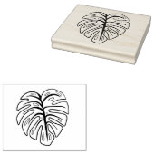 Monstera-blad Rubberstempel (Gestempeld)