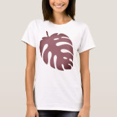 Monstera-blad T-shirt (Voorkant)