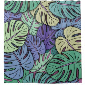 Monstera Bladeren #6 Douchegordijn (Voorkant)