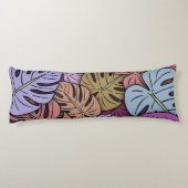 Monstera Bladeren #7 Lichaamskussen (Achterkant)