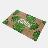 Monstera bladeren - Aloha Deurmat (Schuin)