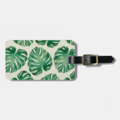 Monstera-bladeren Bagagelabel (Voorkant horizontaal)