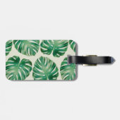 Monstera-bladeren Bagagelabel (Achterkant horizontaal)