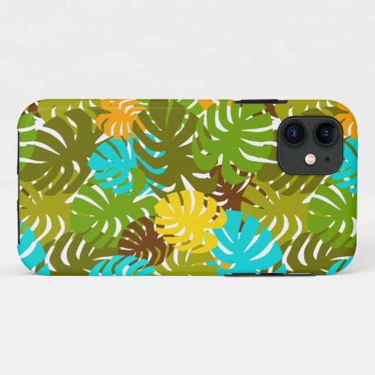 Monstera Bladeren Case-Mate iPhone Case (Achterkant (horizontaal))